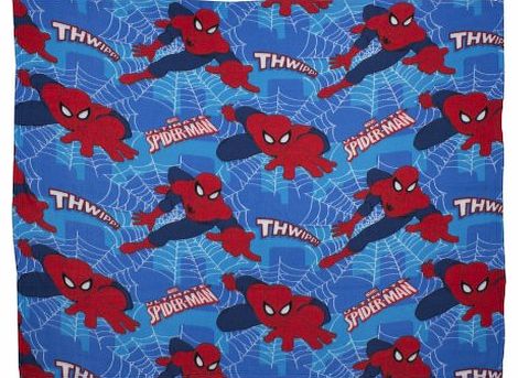 Ultimate Spider-Man City Rotary Fleece Blanket
