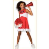 Characters 4 Kids High School Musical Chearleader Costume and Pom Poms - Small Age 3-4 Yrs