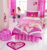 Characters 4 Kids Stephanie (LazyTown) Pink Single Duvet and Pillowcase Set