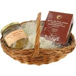 Charcuterie Bobosse Basket of Foie Gras and Onion Confit