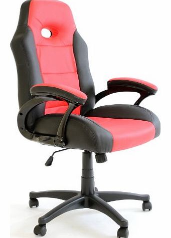 Charles Jacobs Luxury Office High Back Support Gaming Chair in Black