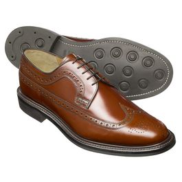 Charles Tyrwhitt Tan Greenwich Country Brogue Shoes On Rubber Sole