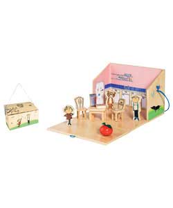charlie and Lola Wooden Playhouse Playset
