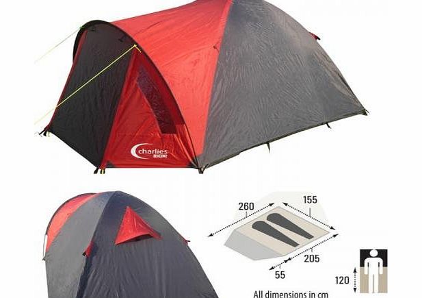 Charlies Outdoor Leisure Beacon 2 Man Camping Tent