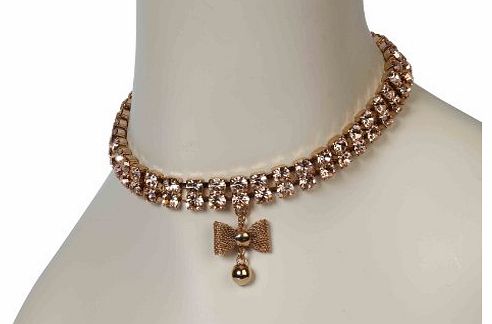 Charlottes Dress Necklace Bracelet, Gold