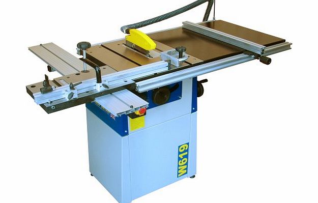 Charnwood W619 8`` Cast Iron Table Saw with Sliding Carriage