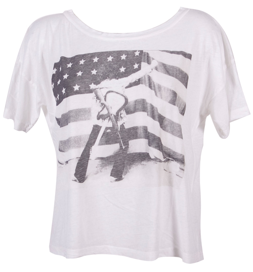 Ladies Cropped MC5 Live T-Shirt from Chaser LA
