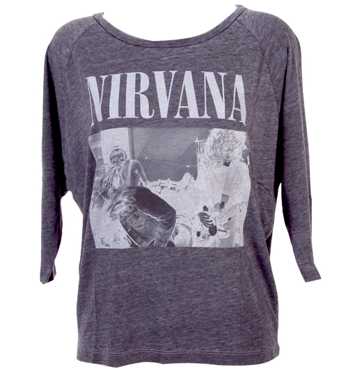 Ladies Raglan Sleeve Slouch Nirvana T-Shirt from