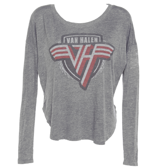 Ladies Vintage Van Halen Shirt Tail T-Shirt from