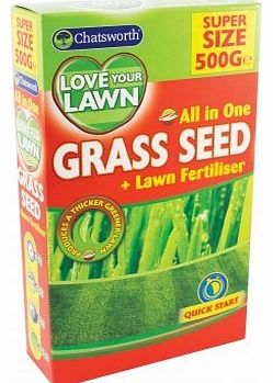 Chatsworth All In One Grass Lawn Seed 