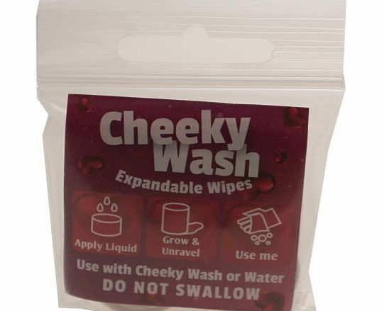 Cheeky Wash Expandable Wipes - Pack of 9 Wipes