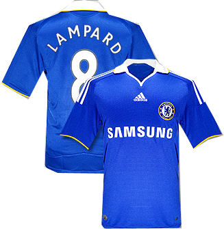 Chelsea Adidas 08-09 Chelsea home (Lampard 8)