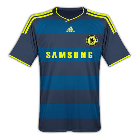 Chelsea Adidas 09-10 Chelsea Adidas Away Shirt (Big Size)