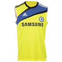 Chelsea Adidas 09-10 Chelsea Sleeveless Jersey (Yellow)