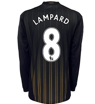 Chelsea Adidas 2010-11 Chelsea Long Sleeve Away Shirt (Lampard 8)