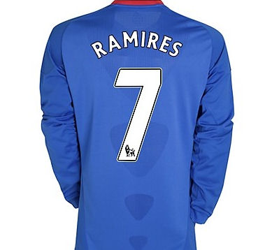 Chelsea Adidas 2010-11 Chelsea Long Sleeve Home Shirt (Ramires 7)
