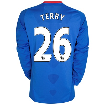 Adidas 2010-11 Chelsea Long Sleeve Home Shirt (Terry 26)