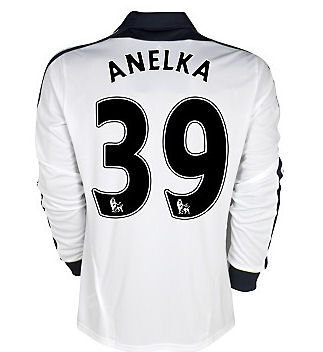 Adidas 2011-12 Chelsea Long Sleeve Third Shirt (Anelka