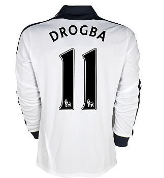 Adidas 2011-12 Chelsea Long Sleeve Third Shirt (Drogba