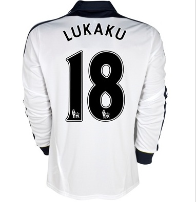 Adidas 2011-12 Chelsea Long Sleeve Third Shirt (Lukaku