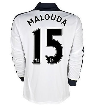Adidas 2011-12 Chelsea Long Sleeve Third Shirt (Malouda