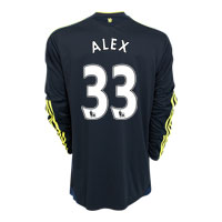 chelsea Away Shirt 2009/10 with Alex 33 printing