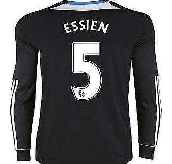 Chelsea Away Shirt Adidas 2011-12 Chelsea L/S Away Shirt (Essien 5)