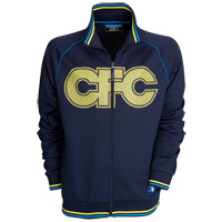 Chelsea CFC Repeat Print Track Jacket - Navy.