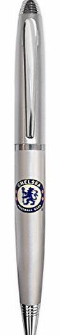 Chelsea F.C. Chelsea FC Official Football Gift Boxed Satin Chrome Ballpoint Pen Silver