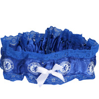 chelsea Garter - Blue/White.