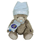 Hat and Scarf Bear - Blue.