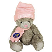 Hat and Scarf Bear - Pink.