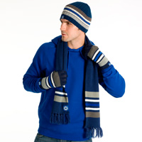 Chelsea Hat Scarf and Glove Set - Blue.