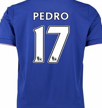 Chelsea Home Shirt 2015/16 Blue with Pedro 17
