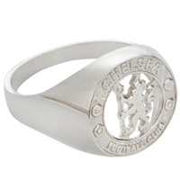 chelsea Mens Cut Out Ring Sterling Silver.