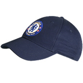 New Crest Cotton Cap - Navy.