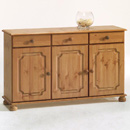 Chelsea pine 3 door sideboard furniture