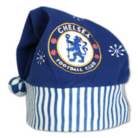 chelsea Santa Hat - Blue/White.