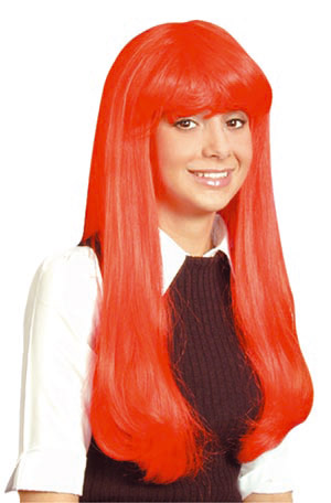 cher wig, red