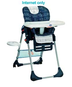 Chicco Polly Highchair - Midnight