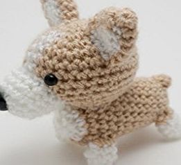 Chikai Welsh Corgi sausage dog puppy crochet amigurumi plush toy