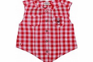 Chipie Girls Red Gingham Blouse L1/C3