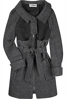 Chloandeacute; Double faced wool coat
