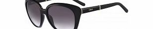 Chloe Ladies Black CE648S Sunglasses