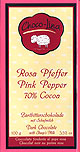 Pink Pepper, Dark chocolate bar