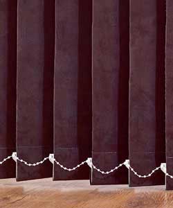 Chocolate Suede Vertical Slat Pack