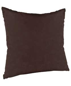 Chocolate Suedette Cushion