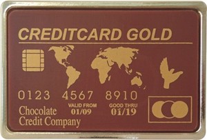 Chocolate credit card