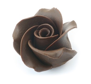 Dark chocolate roses - Box of 6 Dark Chocolate