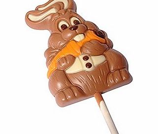 Easter bunny  carrot chocolate lolly
